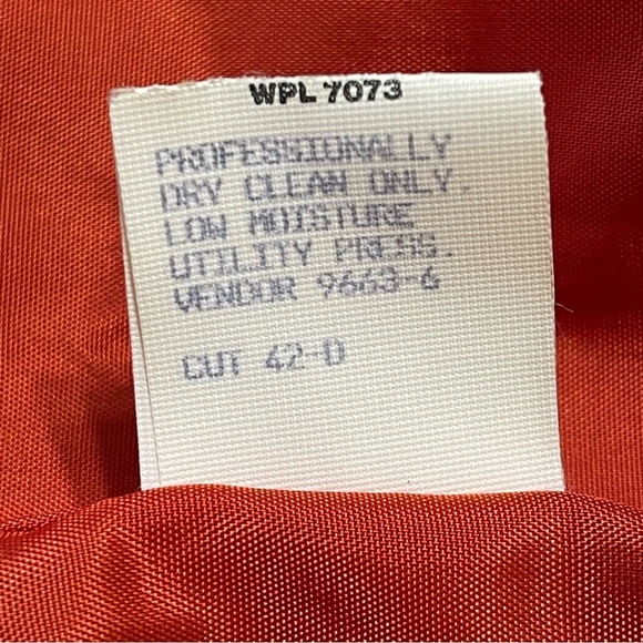 HUNT CLUB WOMEN'S BLAZER JACKET SIZE 8 100% WOOL TWO POCKET LINED Vintage 90’ - Picture 12 of 12